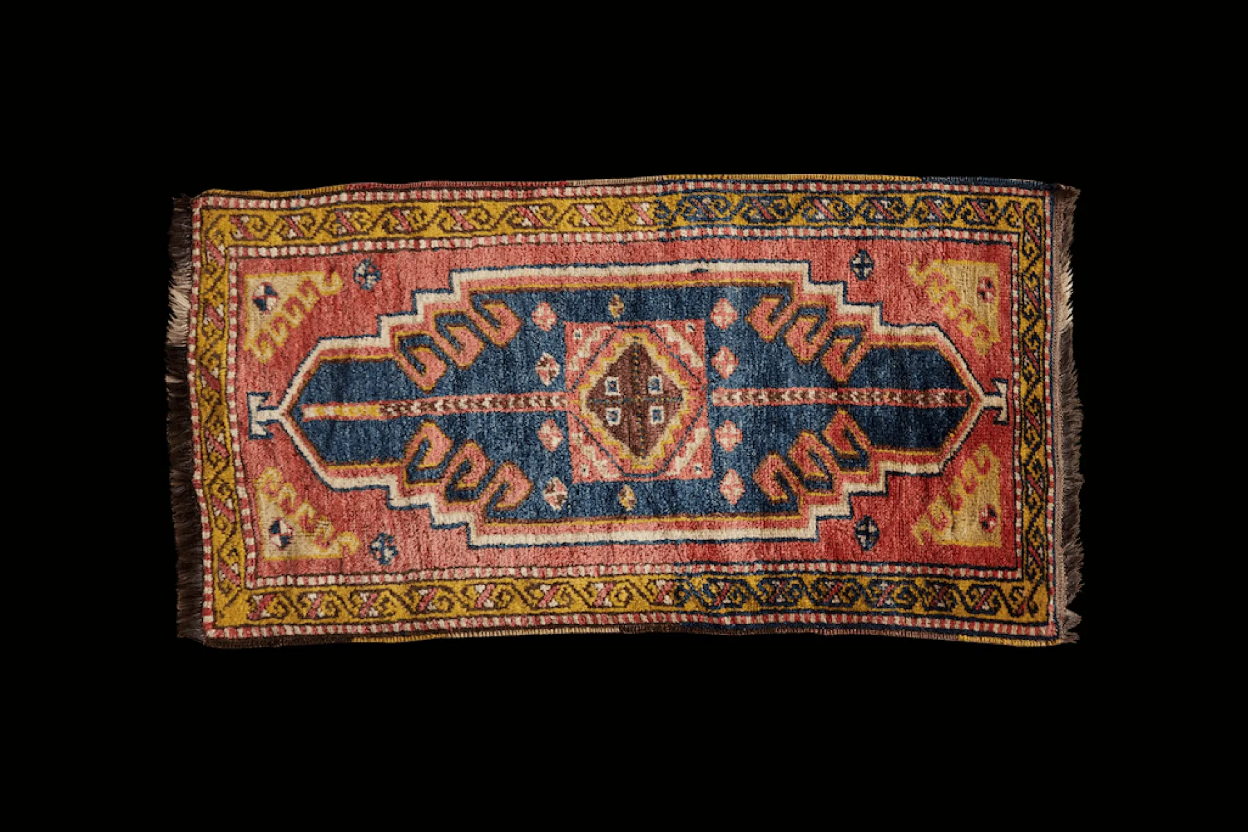 Antique Turkish Scatter Mat*VINTAGE Best