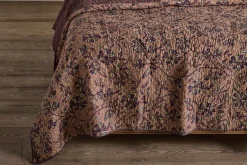 Aubergine Hash Stripe Quilt*NICKEY KEHOE Online