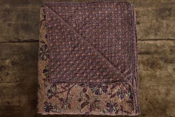 Aubergine Hash Stripe Quilt*NICKEY KEHOE Online