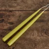 Beeswax Tapers, Chartreuse*HIDDEN Outlet