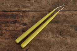 Beeswax Tapers, Chartreuse*HIDDEN Outlet