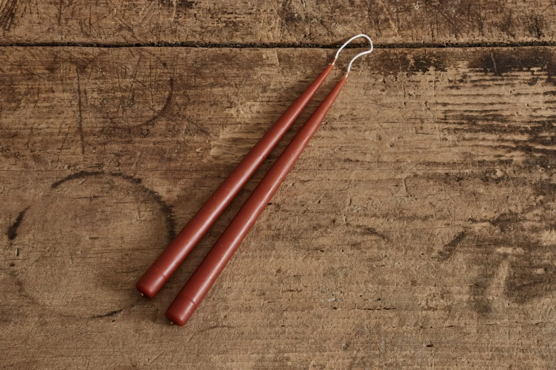 Beeswax Tapers, Rust*HIDDEN Outlet