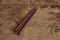 Beeswax Tapers, Wine*HIDDEN Outlet
