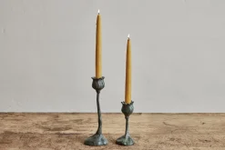 Bronze Poppy Candlestick 9