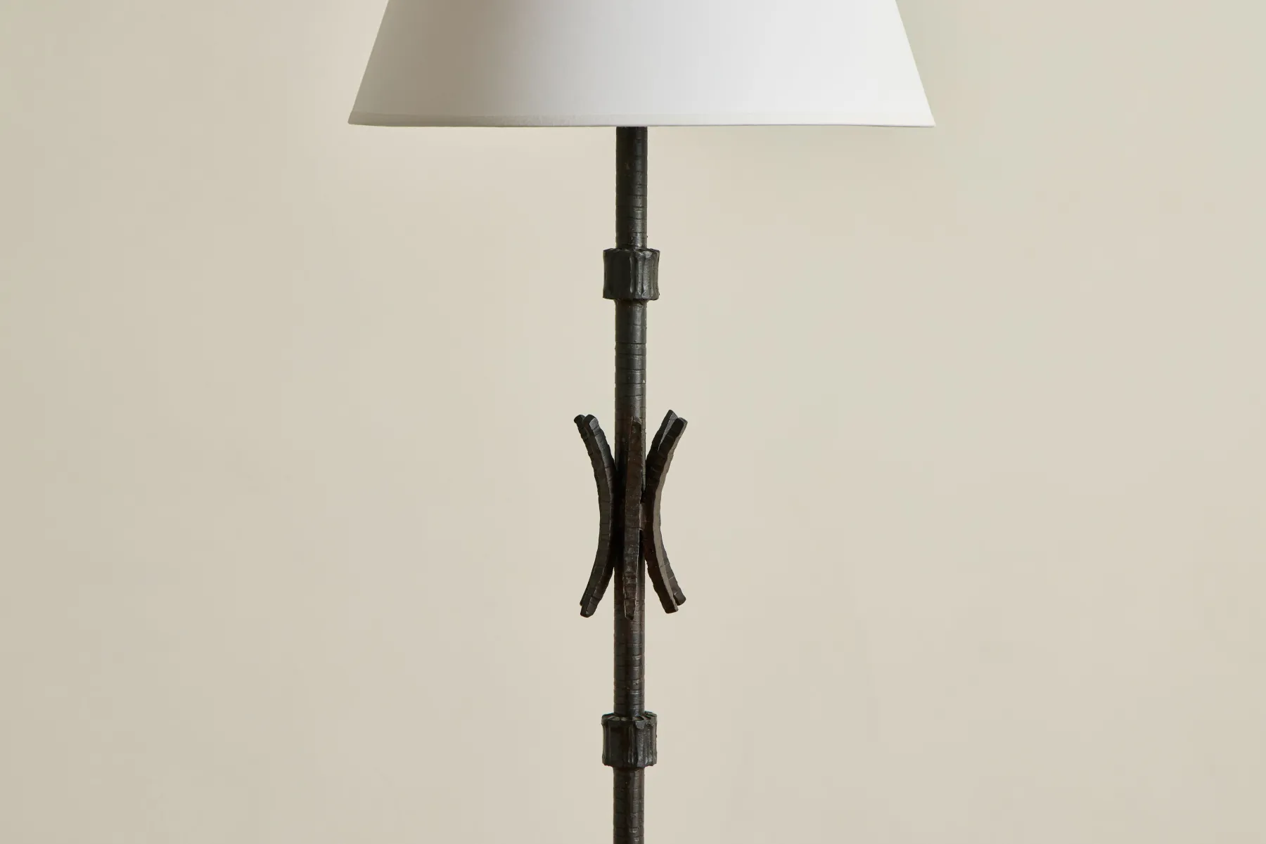 Brutalist Iron Floor Lamp*VINTAGE Clearance