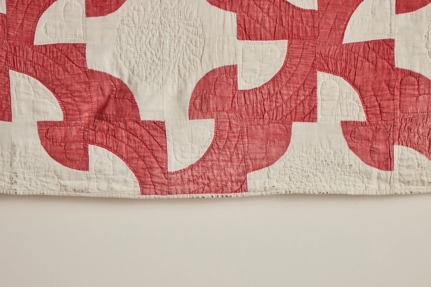 Crimson Patchwork Quilt*Flying Geese Best