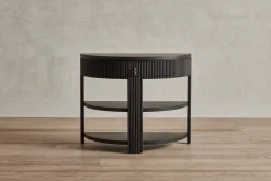 Demilune Side Table, Wood Top*NICKEY KEHOE Online