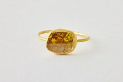 Diamond Slice Ring No. 2*JENNA KATZ Hot