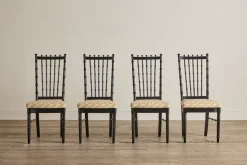 Faux Bamboo Dining Chairs*VINTAGE Outlet