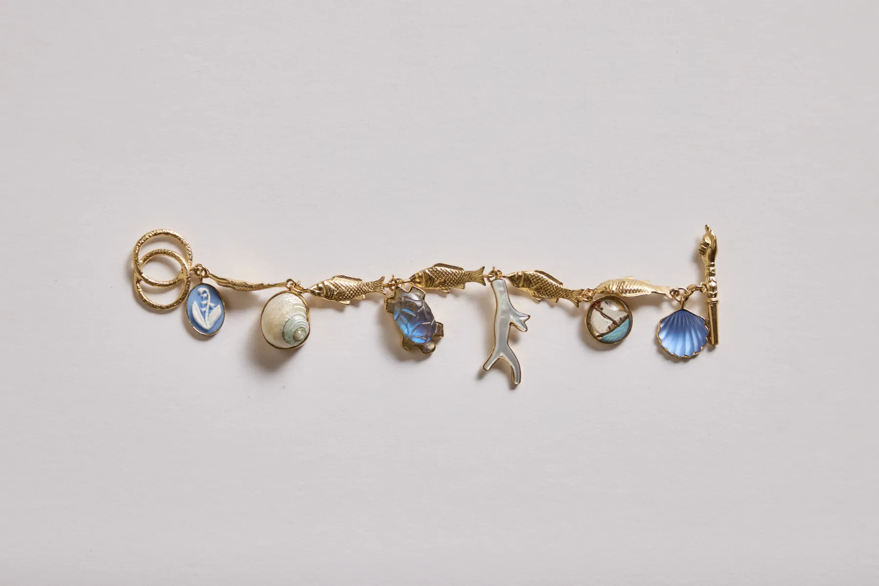 Fish Mutli Charm Bracelet*GRAINNE MORTON Sale