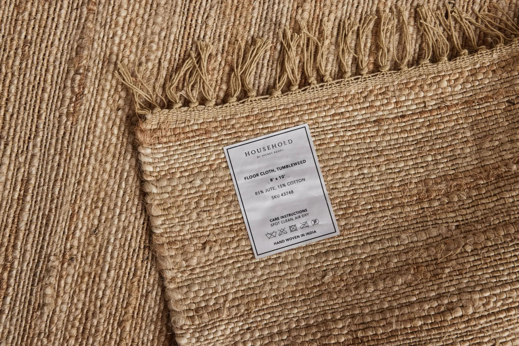 Floor Cloth in Tumbleweed (Multiple Sizes)*NICKEY KEHOE Clearance