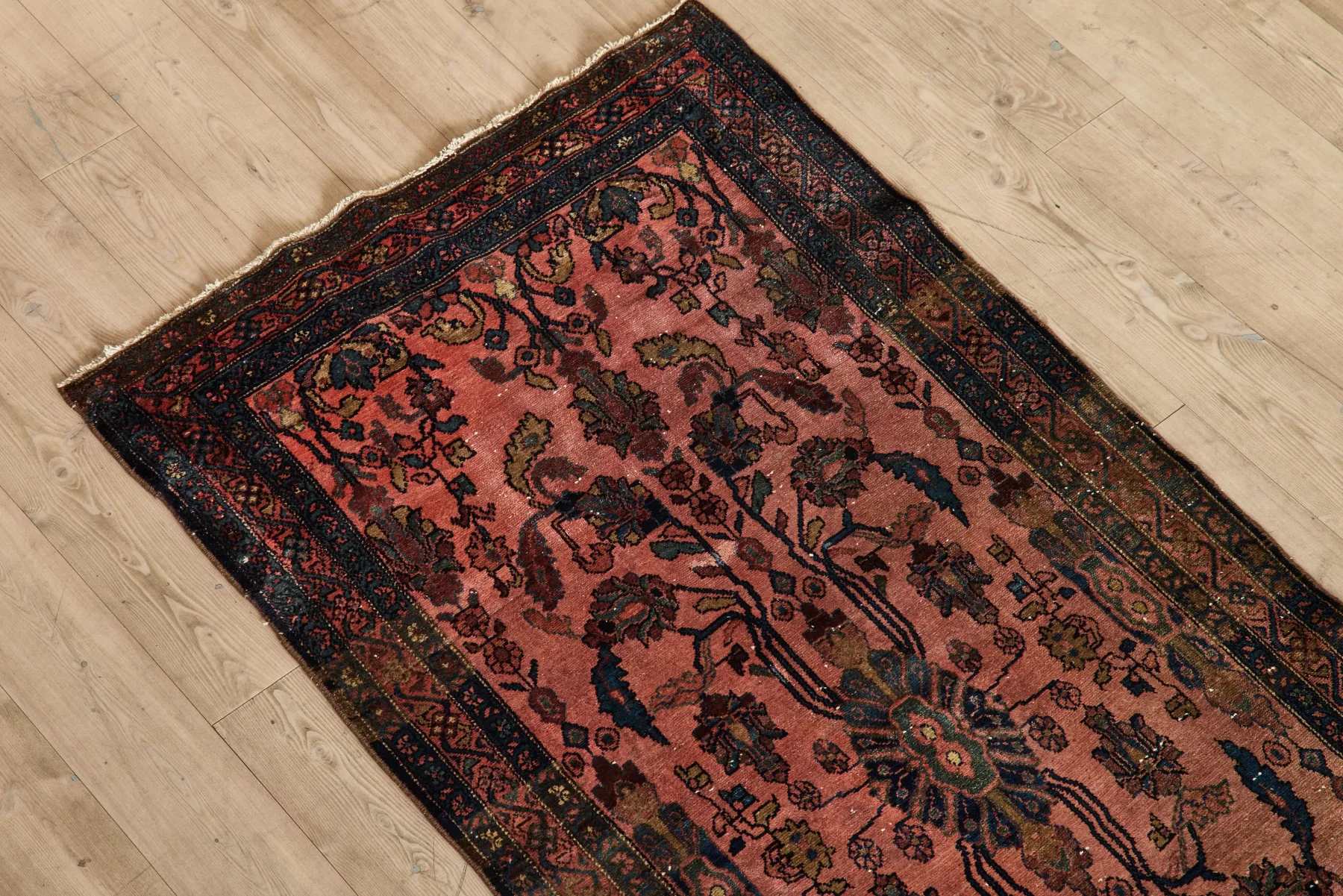 Floral Kurdish Runner 4'3 x 15'8*VINTAGE Sale