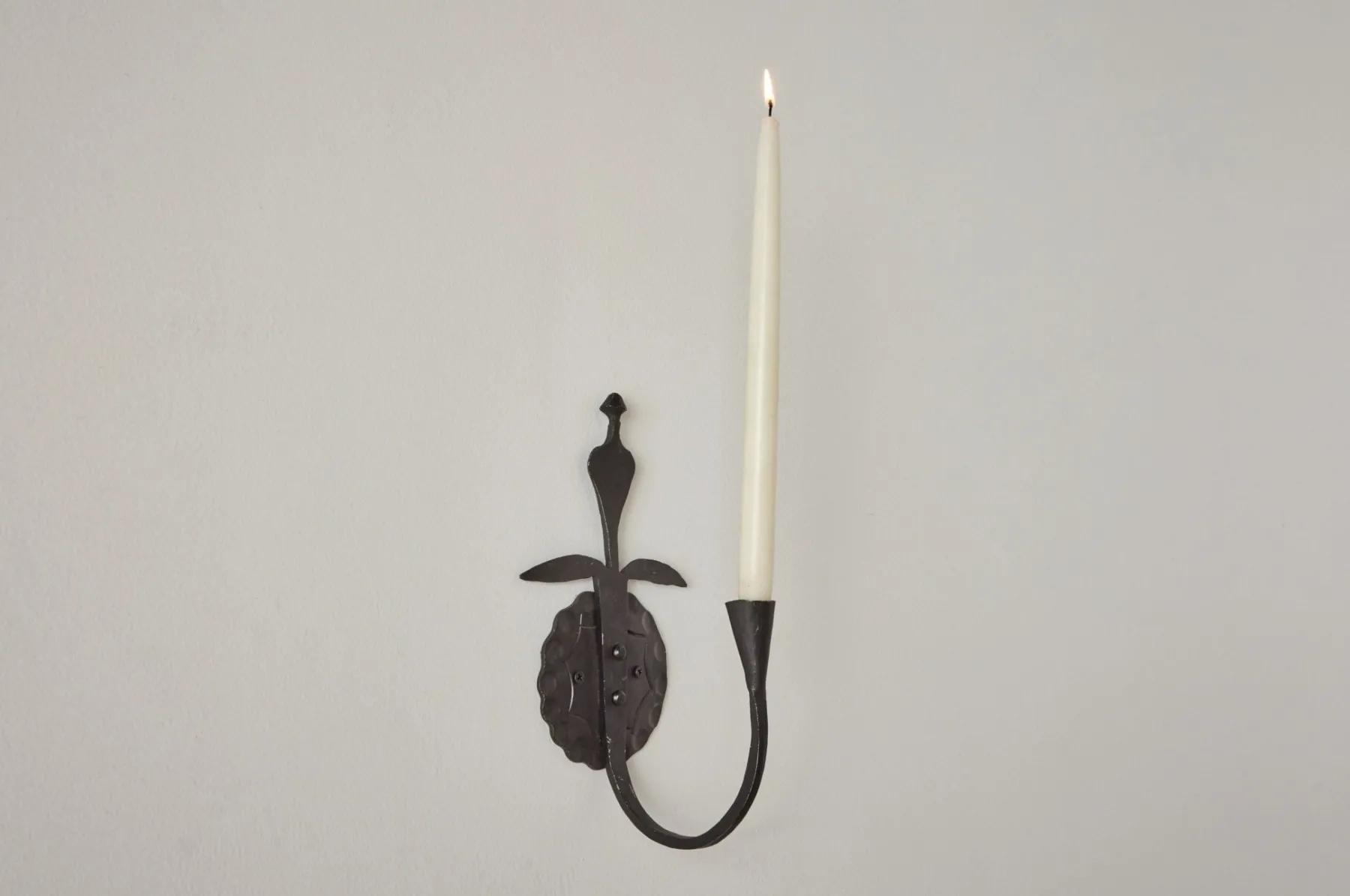 Forged Iron Candle Wall Sconce*NICKEY KEHOE Best