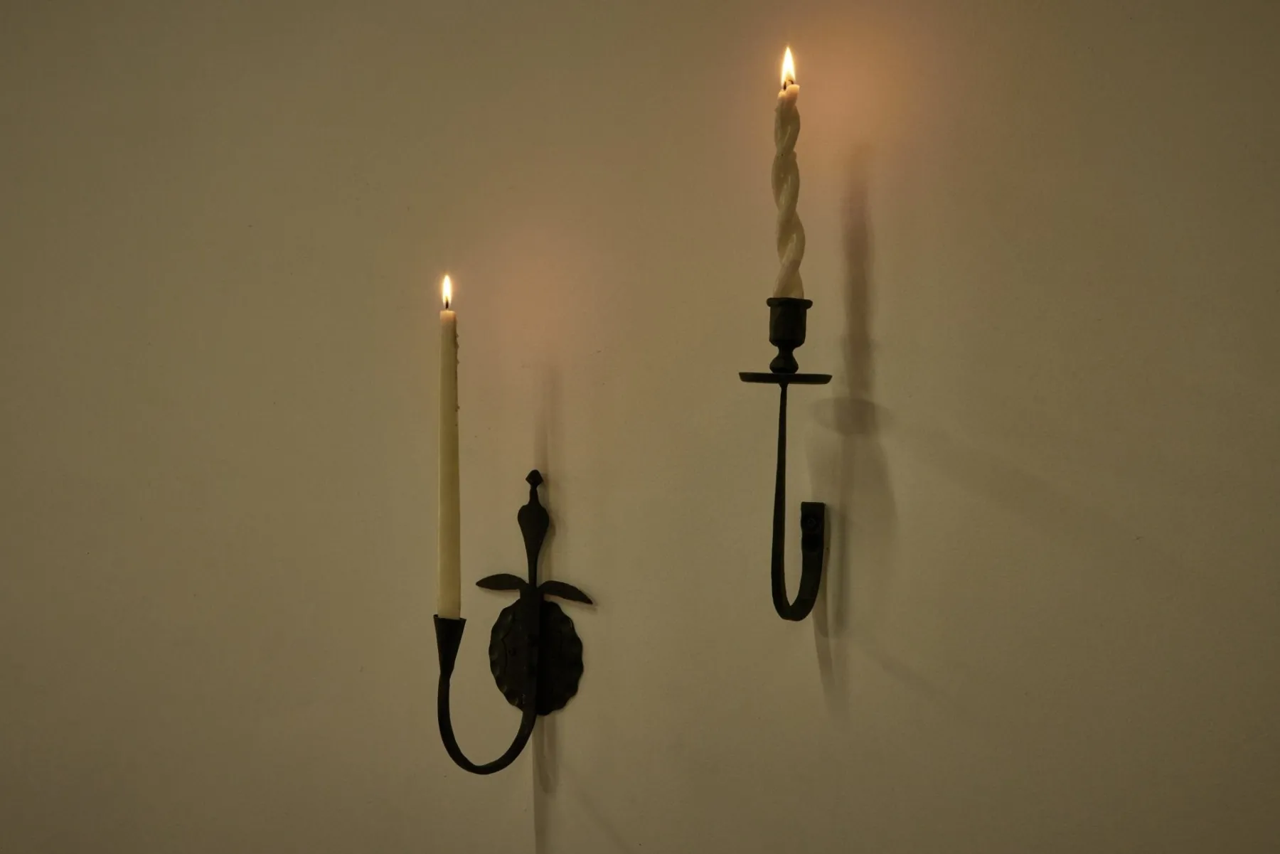 Forged Iron Candle Wall Sconce*NICKEY KEHOE Best