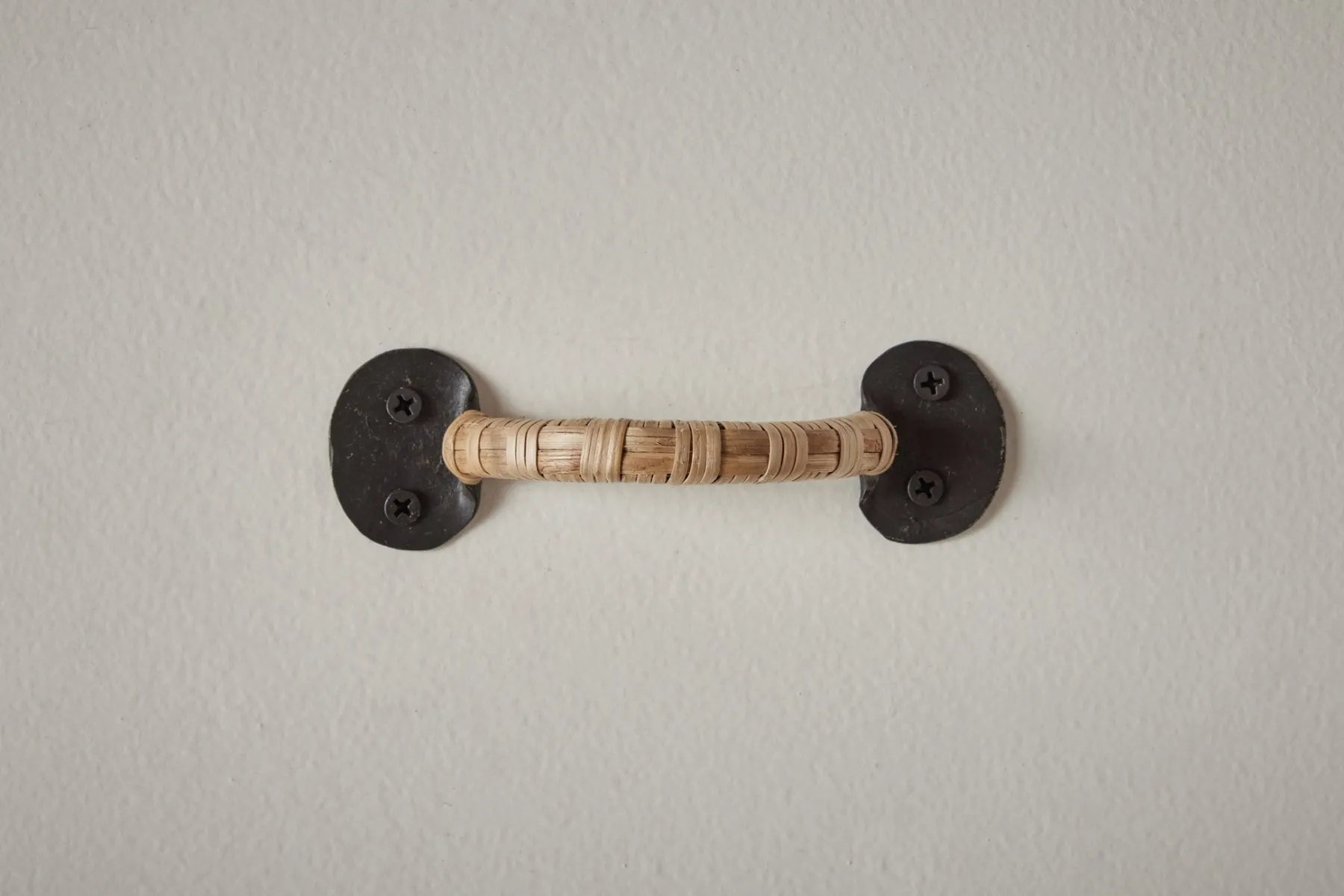 Forged Iron Drawer Pull with Bamboo*NICKEY KEHOE Discount