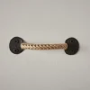 Forged Iron Drawer Pull with Braided Bamboo*NICKEY KEHOE Best