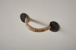 Forged Iron Drawer Pull with Bamboo*NICKEY KEHOE Discount
