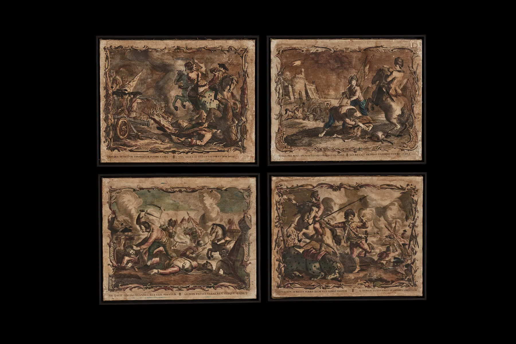 French Battle Paintings*VINTAGE Clearance