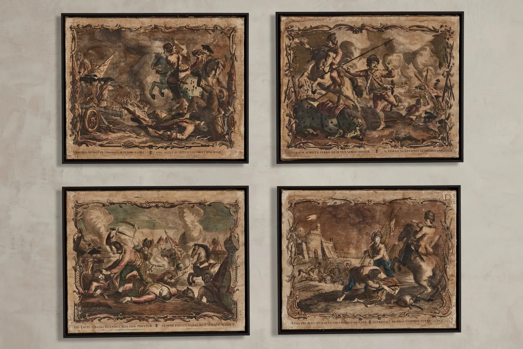 French Battle Paintings*VINTAGE Clearance
