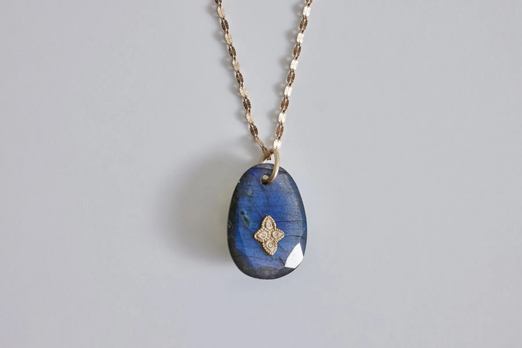 Gaia N°1 Necklace, Labradorite*PASCALE MONVOISIN Sale