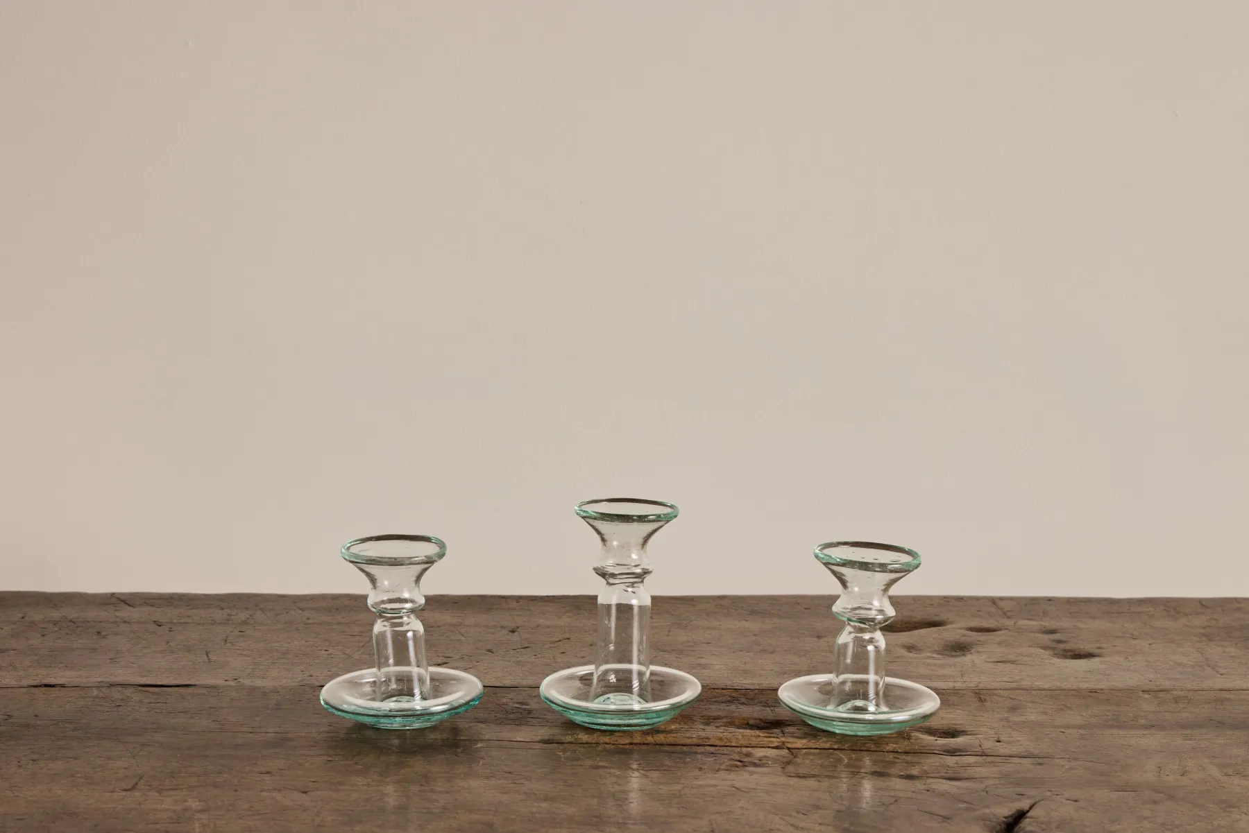 Glass Candle Holder*LA SOUFFLERIE Clearance