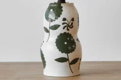 Green Floral Table Lamp*REBEKAH MILES Discount
