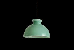 Green Glass Pendant*VINTAGE Outlet