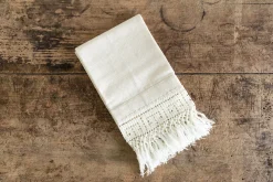 Isabella White Bath Towel*NICKEY KEHOE Discount