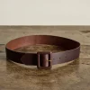 Leather Belt in Espresso*AGNES BADDOO Best