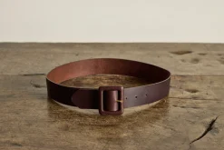 Leather Belt in Espresso*AGNES BADDOO Best