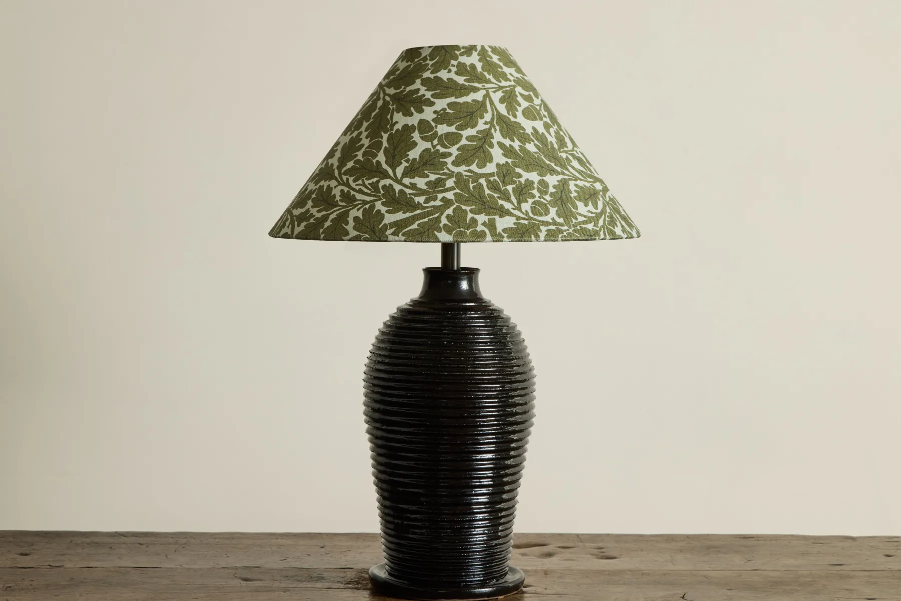 Linen Lampshade in Quercus, Juniper*HIDDEN Fashion