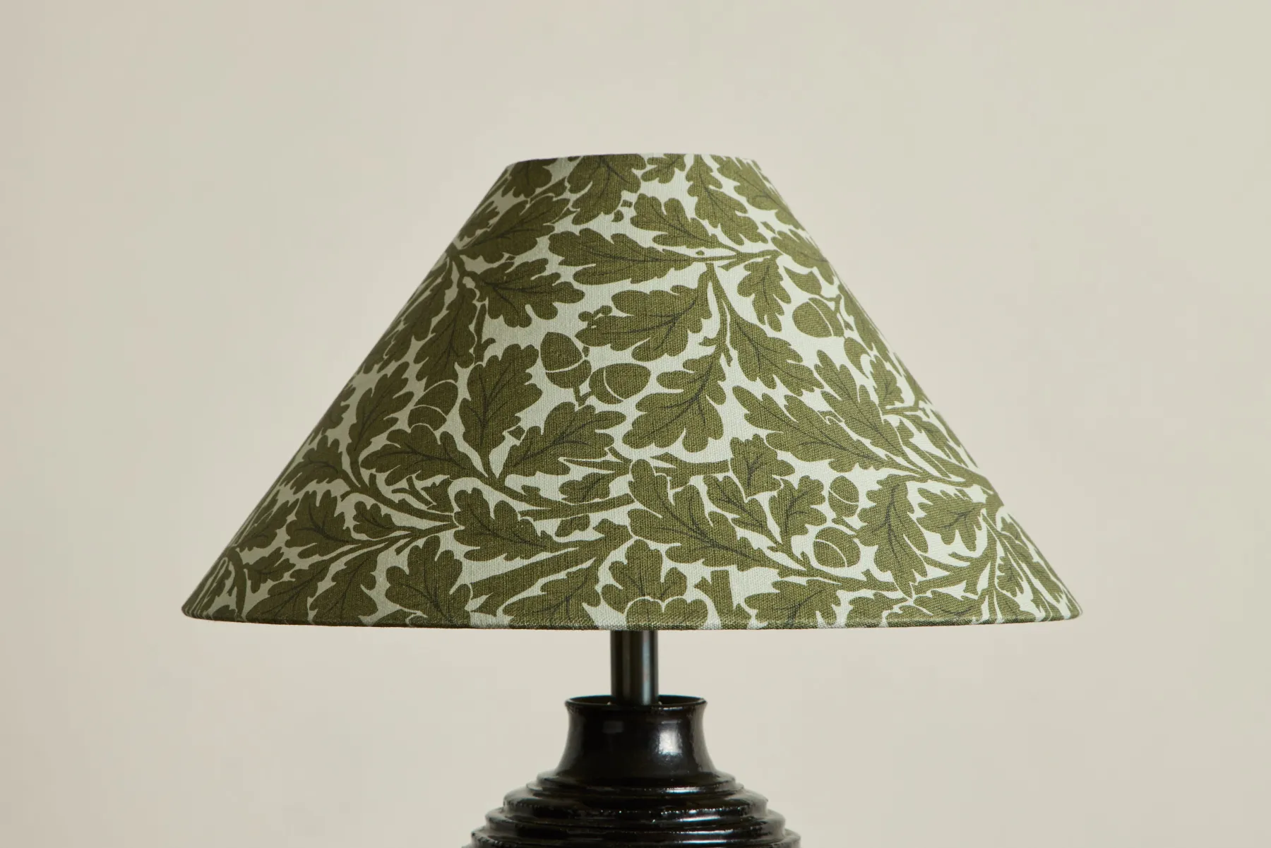 Linen Lampshade in Quercus, Juniper*HIDDEN Fashion