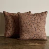 Linen Pillow in Quercus, Aubergine*HIDDEN Fashion