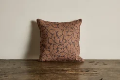 Linen Pillow in Quercus, Aubergine*HIDDEN Fashion
