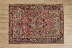 Multicolor Heriz Rug 7’2 X 9’11*VINTAGE Hot