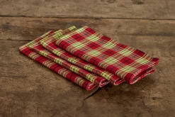 Nickey Plaid Napkins, Set of 4*HEATHER TAYLOR HOME Sale