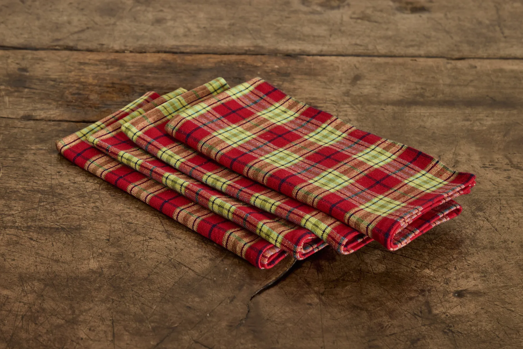 Nickey Plaid Napkins, Set of 4*HEATHER TAYLOR HOME Sale