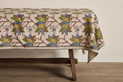 Night Bloom Tablecloth In Citron Medley*NICKEY KEHOE New
