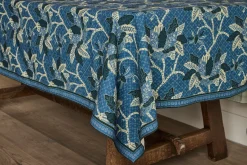 Night Bloom Tablecloth In Azure*NICKEY KEHOE Online