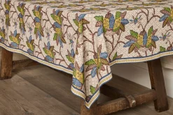 Night Bloom Tablecloth In Citron Medley*NICKEY KEHOE New