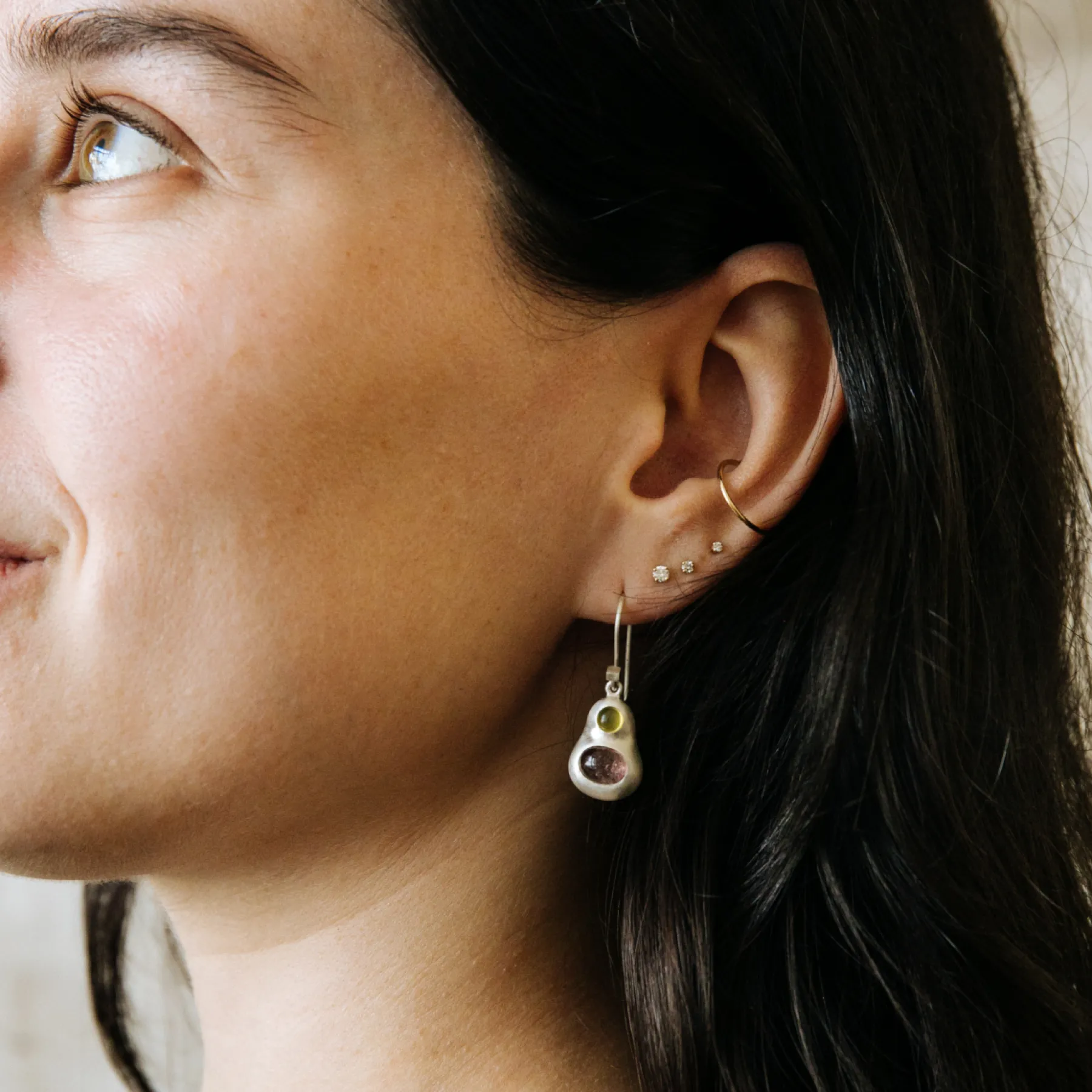 Pair of Chromatic Earrings*Quarry Best