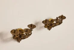 Pair of Spanish Gilt Sconces*VINTAGE Fashion