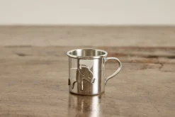 Pewter Elephant Baby Cup*HIDDEN New