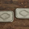 Pewter Pair of Square Coasters*MATCH Fashion
