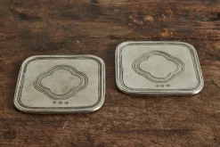Pewter Pair of Square Coasters*MATCH Fashion