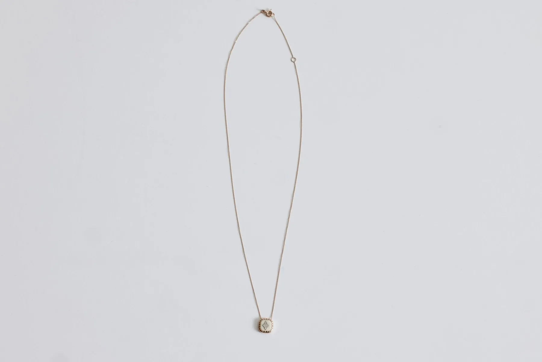 Pierrot N°2 Necklace, Blanc*PASCALE MONVOISIN Clearance