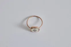 Pierrot Ring, Blanc (Size 52)*PASCALE MONVOISIN Discount