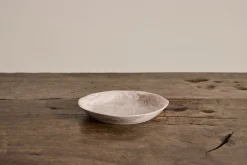 Pink Marbled Shallow Bowl*TOTEM HOME Best