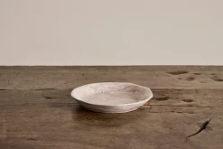 Pink Marbled Shallow Bowl*TOTEM HOME Best
