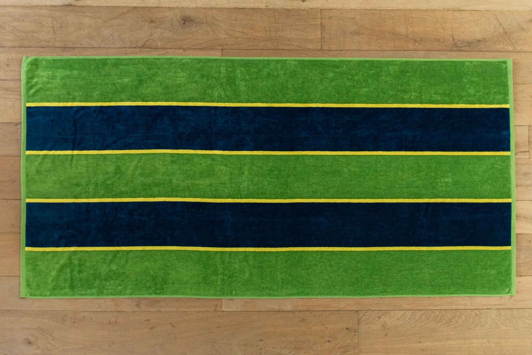 Pool Towel in Kiwi Stripe*NICKEY KEHOE New